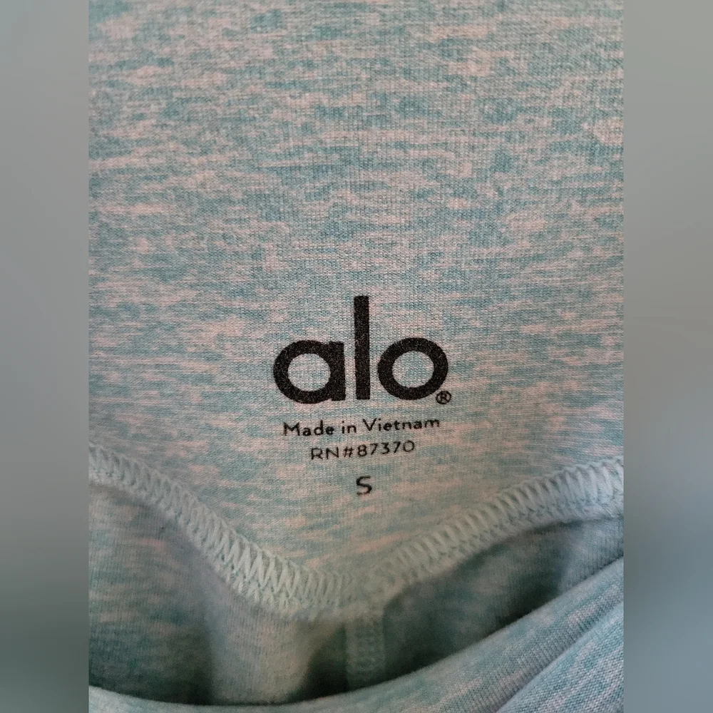ALO Yoga AloSoft Lounge Leggings Blue Quartz Size Small Full Length